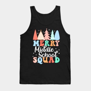 School Squad Teacher 7Th 8Th Grade Christmas Tank Top